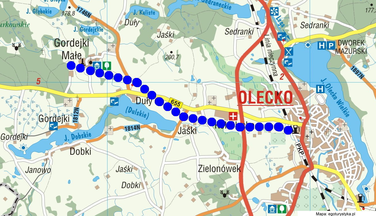 Nowa ścieżka rowerowa powstała w okolicach Olecka na Mazurach